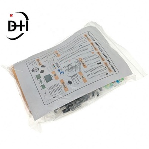 Kit de componentes electrónicos DIY, surtido de resistencias, LED, triodos, condensadores, diodos, PCB, potenciómetro, resistencia variable - Product Image 6