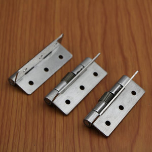 Bisagras de resorte de acero inoxidable CL253, montaje en superficie, 4 orificios, diseño minimalista para herrajes de puertas de gabinetes, antirust - Product Image 2