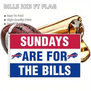 Bandera de poliéster ecológica antiarrugas de secado rápido de 3x5 pies para equipos de fútbol, para interior/exterior, con 2 ojales, diseño personalizado - Product Image 2