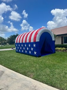 Tenda tiup tahan lama untuk pos perintah ponsel, Pembersih tiup dan terowongan dekontaminasi/tenda meregang - Product Image 5