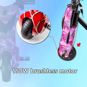8 pouces enfants électrique dérive Trike fou dérive chariot batterie au Lithium moteur d'entraînement <span class=keywords><strong>E</strong></span>-Scooter 3 roues vitesse chariot dérive électronique - Product Image 4