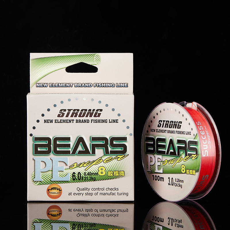 100 เมตร สีแดงสด