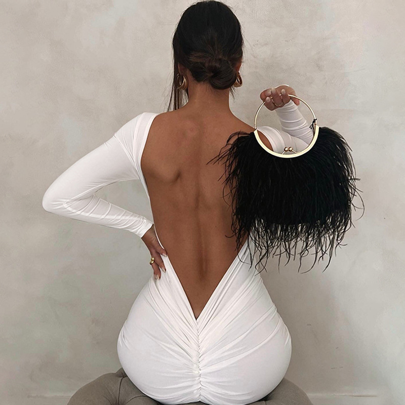 Backless Ruched Dresses Spring Long Sleeve Maxi Evening Party Dinner Dresses| Alibaba.com Backless Ruched Dresses Spring Long Sleeve Maxi Evening Party Dinner Dresses| Alibaba.com