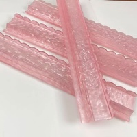 Rak Mahjong Akrilik Motif Cangkang Kura-kura dengan Penggeser Magnetik, Set Rak Mahjong Lucite Mewah Isi 4
