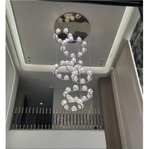 Lampadario di Cristallo di Lusso dal Design Speciale Personalizzato Moderno per Arredamento Casa Lampadario di Lusso per Soggiorno - Product Image 3