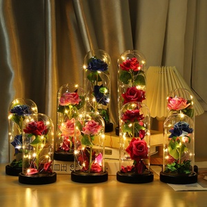 Luxury Artificial Flower Valentines Day Gift Set 2025 Led Flower <b>Light</b> <b>Rose</b> Dkb Party Wedding Decor Happy Valentine's Day Gift - Product Image 1