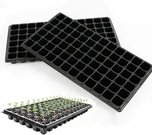 Plateau de <span class=keywords><strong>semis</strong></span> en plastique <span class=keywords><strong>pour</strong></span> pépinière, 72 cellules, vente en gros, <span class=keywords><strong>pour</strong></span> la germination des graines et la propagation des plantes, <span class=keywords><strong>pots</strong></span> de démarrage <span class=keywords><strong>pour</strong></span> le jardin - Product Image 1