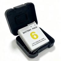 Batteria Compatibile per DJI Osmo Action 6, 2020mAh Resistente al Freddo Estremo -20°C ℃ Senza errori pop-up, ricarica rapida PD da 30W, alimentazione di riserva