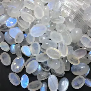 High Quality Hot Selling Wholesale Blue Moonstone Good Flash Cabs For Rings