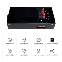 Système de contrôle DMX 512 à 4 canaux pour l'allumage de feux d'artifice, matériel pour feux d'artifice, pyrotechnie, scène, événement, festival, mariage, spectacle