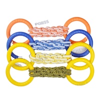Jouets professionnels chinois écologiques pour chiens Noeud non toxique Petit anneau de traction pour la formation des animaux de compagnie Exercice de mastication