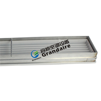 Grilles linéaires fixes en aluminium modernes pour sortie d'air de climatisation