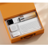 Set Hadiah Premium Kustom untuk Promosi Perusahaan dengan Logo, Keyboard dan Mouse Nirkabel, Set Manikur, Kotak Hadiah