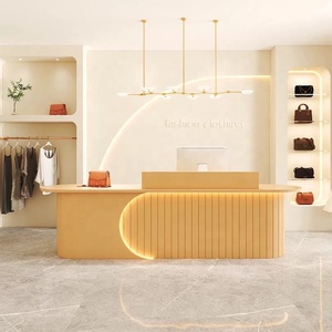 Cửa Hàng Quần áo phụ nữ Công ty tiếp tân thiết kế thanh tùy chỉnh Thẩm mỹ viện Y tế đơn giản cao cấp kiểm tra làm tóc - Product Image 2