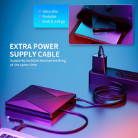Unidad Óptica Externa USB 3.0 Tipo C con Luz RGB, Lector/Grabador de CD/DVD, Delgada y Silenciosa de 12.7mm para PC y Laptop, ¡Oferta!