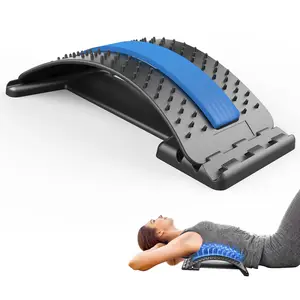 3-level Lumbar Support Spinal Pain Release Corrector Back Waist Stretching Back Massager Magic Stretcher Fitness Health Care
