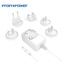 Chargeur secteur OEM 9V 3A/12V 2.5A/24V 1.25A 30W avec prises interchangeables US EU UK AU BS JP PSE KC SAA, adaptateur secteur EN62368/EN61558