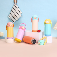 Thermos isotherme en acier inoxydable à double paroi de 450 ml, gobelet pour enfants, tasse à ouverture facile, pour les voyages