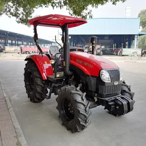Tractor agrícola YTO 55 HP 554 4WD con cabina y aire acondicionado