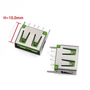 Conector USB 2.0 Tipo-A Hembra, Montaje Vertical de Orificio Pasante, Serie de Conectores de 10.0mm / 13.7mm / 15.0mm de Altura - Product Image 2