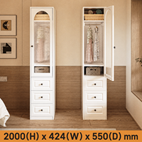 Armoire Modulaire Moderne en Acier Personnalisée OEM ODM pour Salon, Traitement de Teinture, Phosphatation, Pulvérisation Électrostatique, Anti-rouille, Anti-humidité