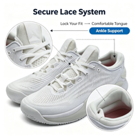 Chaussures de tennis professionnelles pour hommes en gros d'usine, baskets décontractées à empeigne en maille toutes saisons