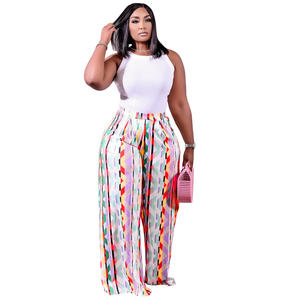 <span class=keywords><strong>Pantaloni</strong></span> <span class=keywords><strong>Palazzo</strong></span> <span class=keywords><strong>a</strong></span> Vita Alta e Gamba Larga, <span class=keywords><strong>Pantaloni</strong></span> <span class=keywords><strong>Lunghi</strong></span> da Donna - Product Image 3