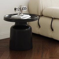 Table basse de salon nordique, table à thé moderne et simple de luxe pour petit appartement, table à thé ronde pour balcon domestique