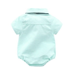 Tutina a Righe con Bottoni e Fiocco in Cotone per Neonati, <span class=keywords><strong>Abbigliamento</strong></span> per Bambini e Ragazzi, Taglie 3 6 9 <span class=keywords><strong>12</strong></span> <span class=keywords><strong>18</strong></span> <span class=keywords><strong>Mesi</strong></span> - Product Image 3