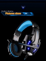 Edifier-casque d'écoute stéréo de Gaming G9000, 3.5mm, antibruit, avec lumière LED, pour Switch, PS4, Xbox One, PC