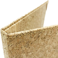 Porta Menús Continuo de Corcho Natural Personalizable para Restaurante, Cafetería, Bar, Carpeta para Menús