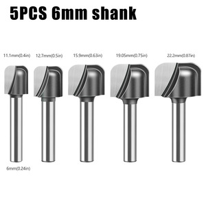 6mm 8mm 1/4 1/2 Zoll Schaft Hartmetall klingen Holz bearbeitungs schale und Tablett Fräser für Holzschnitz fräser - Product Image 3
