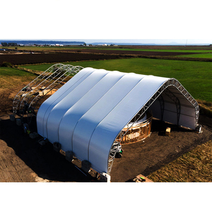 Abri pour bétail en PVC imperméable, vente en gros pour l'industrie, abri portable préfabriqué pour animaux, dôme pour chevaux, matériau de couverture en PE, tente portable pour vaches - Product Image 2