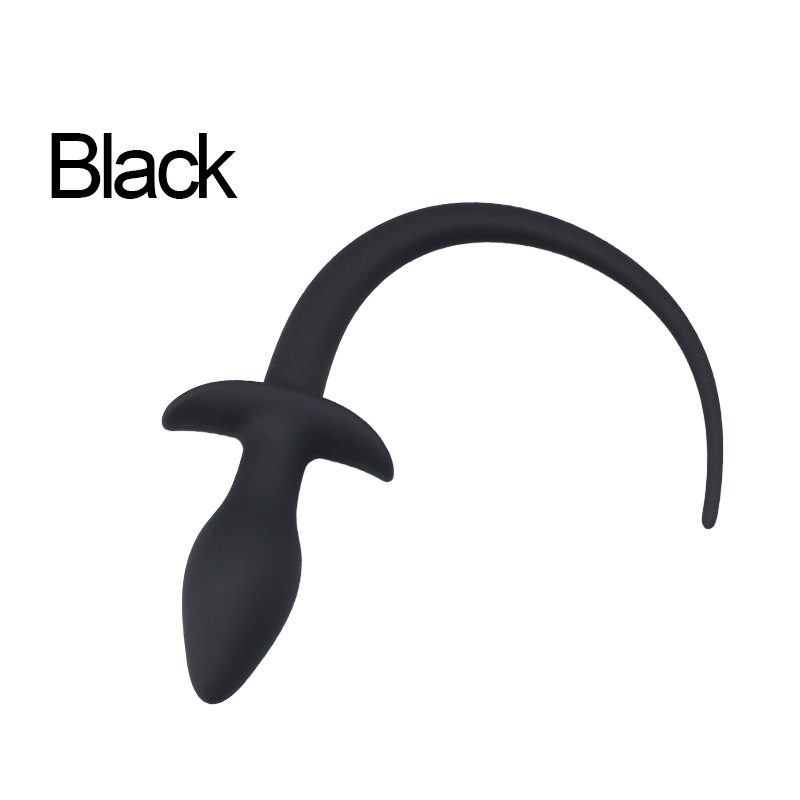 LEEHO Hunde-Schwanz Anal-Butt-Plug Vollsilikon Super Lang Schwarz 86g fr  Gay-Sex Rollenspiel| Alibaba.com