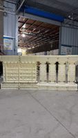 Moule à balustre en plastique réutilisable de 60 cm à 108 cm de hauteur, moules en béton pour la décoration des balustrades de jardin et de villa