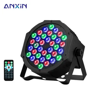 Anxin Rgb Battery Powered Wireless Led Par Can Uplight Stage Lights