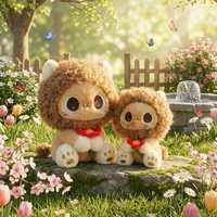 Boneka Maskot Singa Kustom Mia |   OEM ODM Boneka Singa Lucu dengan Bunga, Maskot Plush Kustom