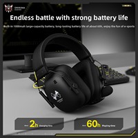 ONIKUMA GT888 Headset Gaming Empat Mode 2.4G Nirkabel BT 5.3 Driver 50mm Waktu Putar 60 Jam Mikrofon Dapat Diputar untuk PS5 PC Switch