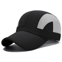 Gorra de Béisbol 100% Personalizada con Logotipo Bordado o Impreso, Transpirable, Impermeable, de Secado Rápido, con Protección Solar para Correr al Aire Libre, de Fábrica