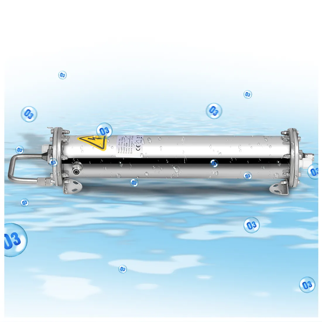 50g çin Nano kabarcık ozon jeneratörü ticari saf su arıtma ozon kiti için su arıtıcısı emaye makinesi