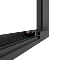 Fenêtres à battants et à bascule en aluminium de haute qualité, résistantes aux ouragans, insonorisées et thermiquement isolées pour appartements