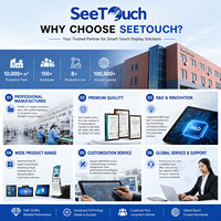 Custom 10.1 15.6 21.5 Inch PCAP Touch Industrial Aluminum RS232 RS485 LAN Touch Screen Usb Enclosure Lcd Monitors