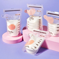 Production aseptique Emballage de sac de stockage de lait maternel pour bébé de qualité alimentaire sans BPA