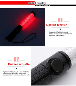 磁気式LED赤色交通整理棒 PVC安全ハンマー フラッシュバトン 卸売メーカー 道路安全用 - Product Image 4