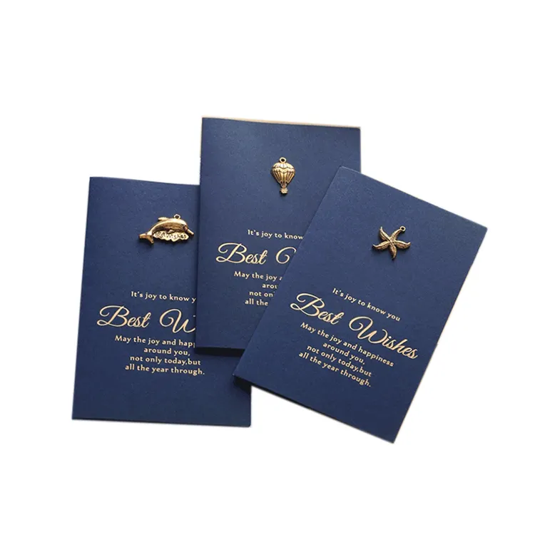 ビジネス結婚式の招待状のための豪華なカスタマイズされた色とロゴの手作り封筒