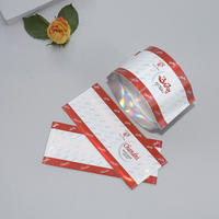 Trendy holografische PVC PET krimpfolie etiket voor pre-roll fles, blik, pot, laser- en warmteverzegelde verpakking