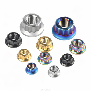 Tuercas de Rueda para Motocicleta Personalizadas de Titanio, Zinc, Hierro y Latón de Alta Resistencia GR5 OEM M5-<span class=keywords><strong>M12</strong></span>, con Brida Hexagonal de 12 Puntas, para Ducati Retrofit - Product Image 2