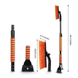 Outil de déneigement Auto nettoyage rapide brosse en verre hiver voiture <span class=keywords><strong>pare</strong></span>-<span class=keywords><strong>brise</strong></span> <span class=keywords><strong>grattoir</strong></span> à glace verre brosse à neige extensible détachable - Product Image 5
