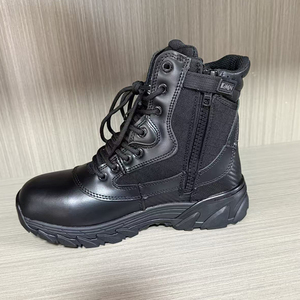 รองเท้าบูทหนังสีดำทรงสูง SF01 703 Typhoon Men สำหรับผู้ชาย แบบผูกเชือก กันน้ำ ใช้ได้ทุกฤดู เหมาะสำหรับกิจกรรมกลางแจ้ง รองเท้าผู้ชายจากมาเลเซีย - Product Image 3