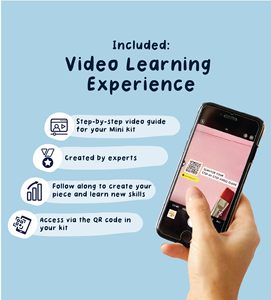 <span class=keywords><strong>Mini</strong></span> kits de poterie |   Argile à séchage à l'air pour adultes |   Comprend des peintures, des pinceaux et des outils pour potiers |   Tutoriel en ligne gratuit |   Débutants |   Vintage - Product Image 4